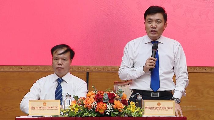 Ông Nguyễn Hữu Ngọc, Phó Chánh Văn phòng Bộ VHTT&DL phát biểu tại Lễ phát động