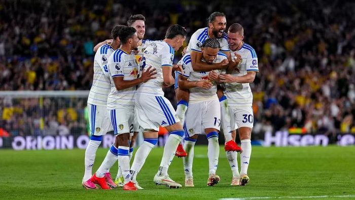 Các cầu thủ Leeds giành chiến thắng tưng bừng. (Ảnh: Leedsunited)