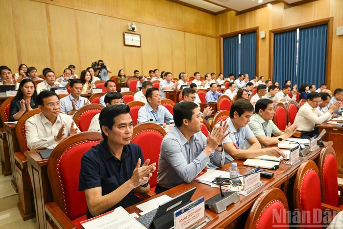 Các học viên tham dự Chương trình bồi dưỡng, cập nhật kiến thức đối với Ủy viên Ban Chấp hành Trung ương Đảng khóa XIV (Lớp thứ hai).