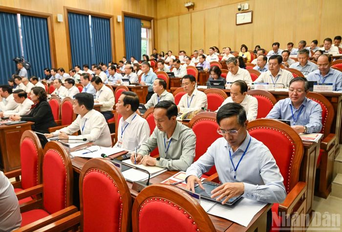 Các học viên tham dự Chương trình bồi dưỡng, cập nhật kiến thức đối với Ủy viên Ban Chấp hành Trung ương Đảng khóa XIV (Lớp thứ hai).