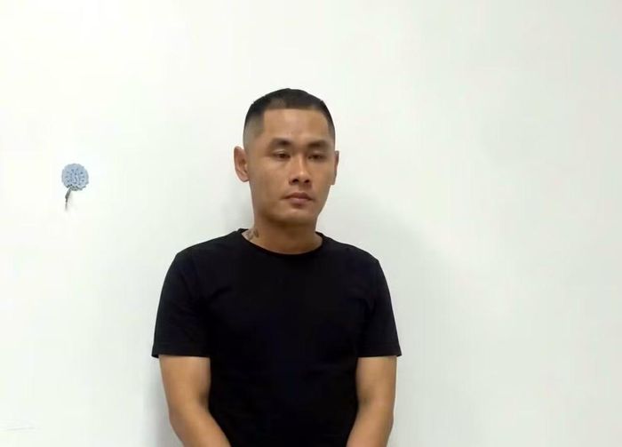 Nguyễn Trí Hào tại cơ quan công an. (Ảnh: Công an cung cấp)