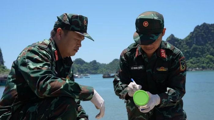 Một cảnh trong phim tài liệu. (Ảnh: Điện ảnh Quân đội nhân dân)