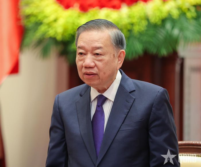  Tổng Bí thư, Chủ tịch nước Tô Lâm phát biểu tại buổi gặp mặt.  