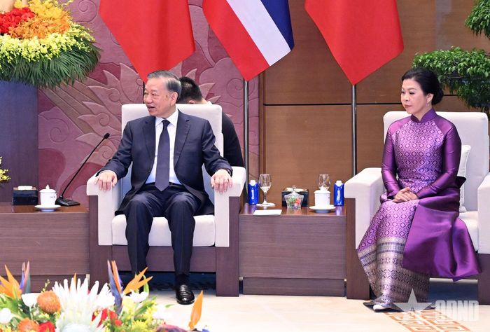 Tổng Bí thư, Chủ tịch nước Tô Lâm và phu nhân. Ảnh: TRỌNG HẢI