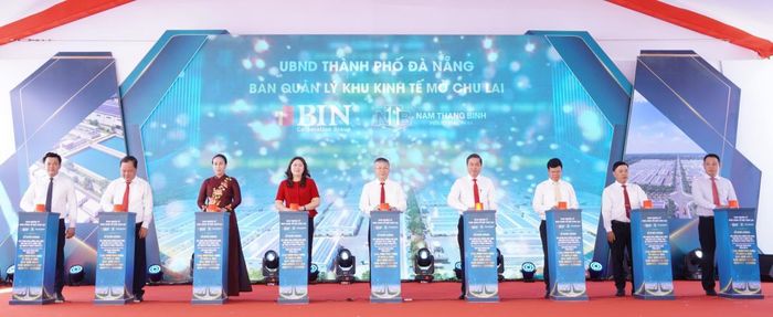 Lễ khởi công các hạng mục hạ tầng tại Khu công nghiệp Nam Thăng Bình - Phân khu B.