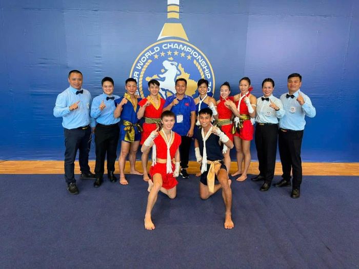 Các võ sĩ Việt Nam thi đấu thành công tại Giải Muay vô địch thế giới 2026.