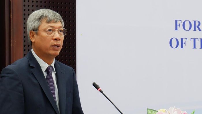 Phó Chủ tịch UBND TP Đà Nẵng Hồ Quang Bửu phát biểu tại sự kiện. Ảnh: P.T