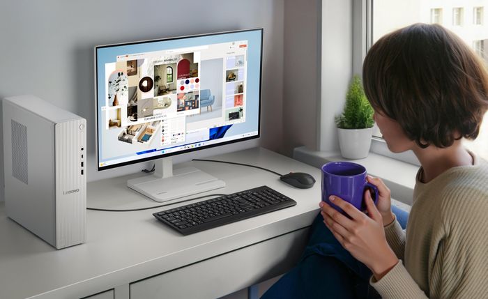 Lenovo IdeaCentre Tower Gen 10 mang đến hiệu năng được tối ưu và tăng tốc nhờ AI.