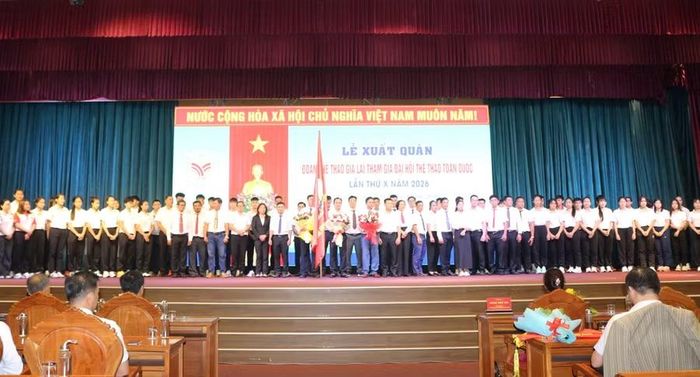 Lễ xuất quân Đoàn Thể thao tỉnh Gia Lai tham gia Đại hội Thể thao toàn quốc lần thứ X năm 2026.