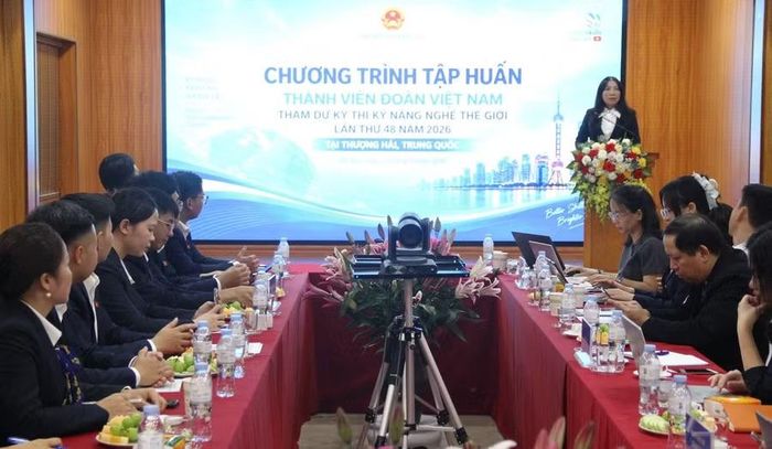 Ngay sau Lễ xuất quân, Bộ GD&ĐT tổ chức tập huấn thành viên Đoàn Việt Nam tham dự Kỳ thi kỹ năng nghề thế giới lần thứ 48, năm 2026.