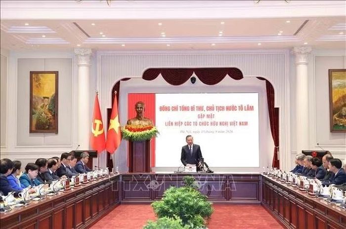 Tổng Bí thư, Chủ tịch nước Tô Lâm phát biểu chỉ đạo. Ảnh: Thống Nhất/TTXVN