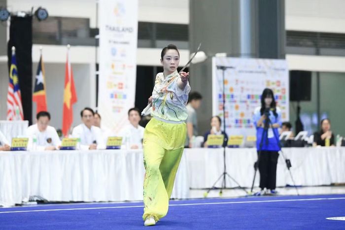 Dương Thúy Vi từng giành HCV tại Asiad Incheon 2014.