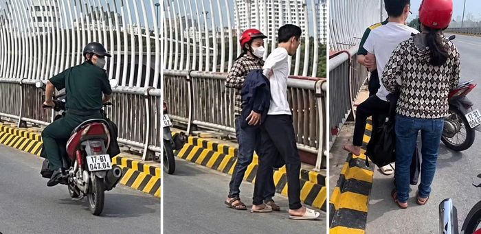Cuộc giằng co trên cầu.