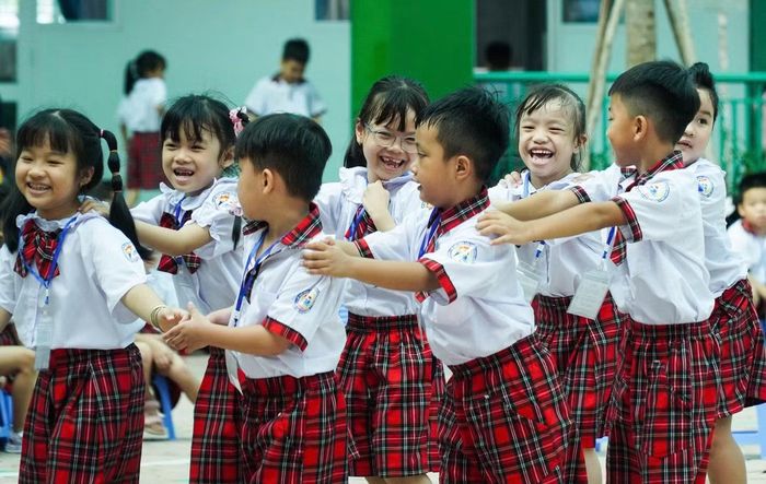 Học sinh Trường Tiểu học Trần Đại Nghĩa (TPHCM) trong năm học mới