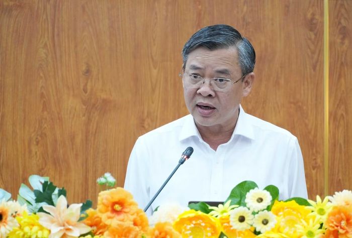 Ông Trương Cảnh Tuyên - Chủ tịch UBND TP. Cần Thơ, phát biểu tại hội nghị.