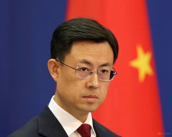 Người phát ngôn Bộ Ngoại giao Trung Quốc Quách Gia Khôn. (Ảnh: Reuters)