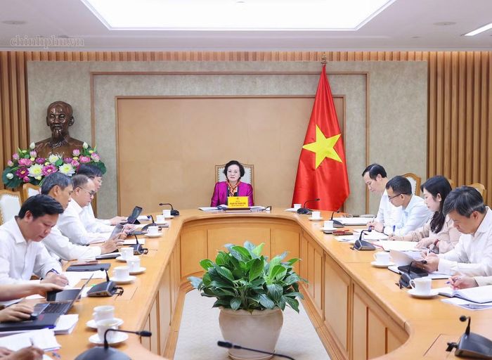  Quang cảnh cuộc họp. (Ảnh: Thu Giang) 