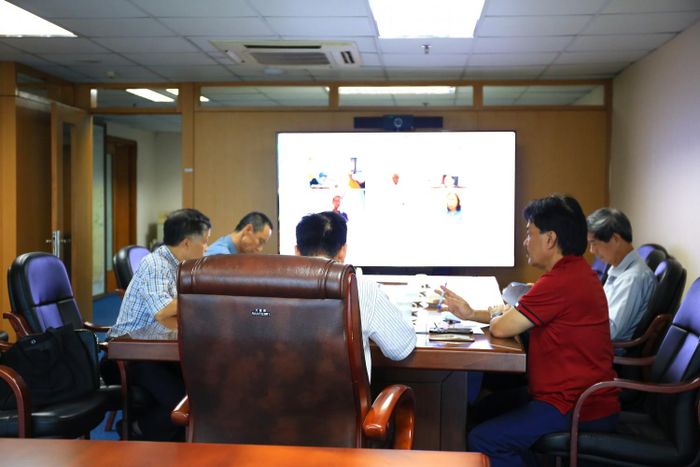 Hội nghị được kết nối trực tuyến với các chuyên gia của Hội trên cả nước