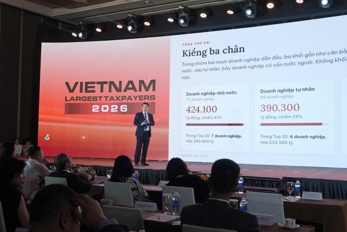 Ông Đậu Anh Tuấn, Phó Tổng Thư ký kiêm Trưởng Ban Pháp chế VCCI chia sẻ tại sự kiện.