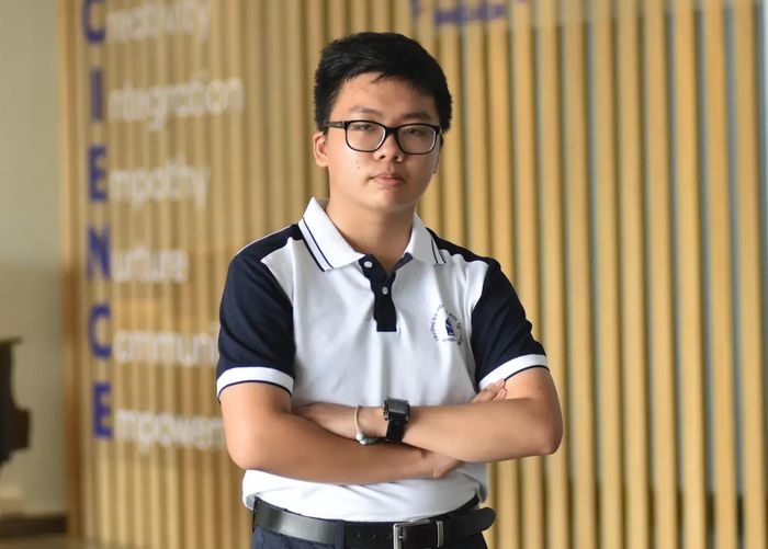 Trần Đại Thành Danh được tuyển thẳng vào Trường ĐH Khoa học Tự nhiên TPHCM - Chương trình Cử nhân Tài năng ngành Toán học. Ảnh: NVCC