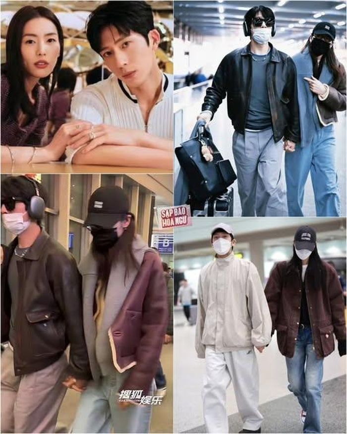 Tỉnh Bách Nhiên và Lưu Văn không giấu sự ngọt ngào.