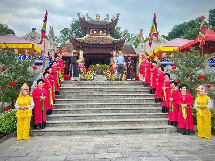 Lễ hội Đền Cửa Ông với nhiều nghi thức truyền thống mang đậm bản sắc văn hóa dân tộc. Ảnh CTV