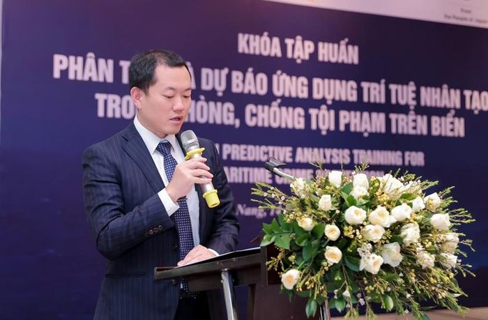 Ông Kato Tetsuro, Bí thư thứ Nhất Đại sứ quán Nhật Bản tại Việt Nam phát biểu.
