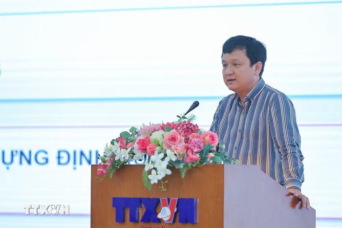 Ông Nguyễn Đức Vũ, Giám đốc Trung tâm kỹ thuật thông tấn. (Ảnh: Lê Đông/TTXVN)
