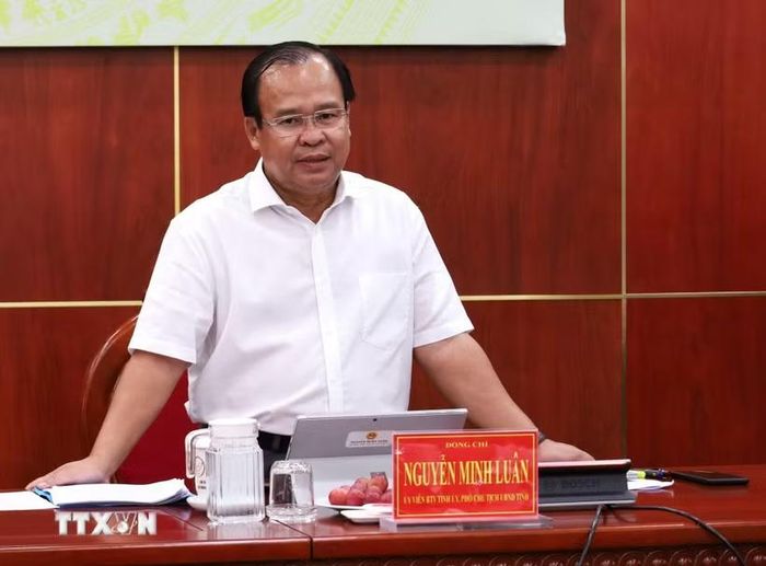 Ông Nguyễn Minh Luân, Phó Chủ tịch Ủy ban Nhân dân tỉnh Cà Mau. (Ảnh: Tuấn Kiệt/TTXVN)