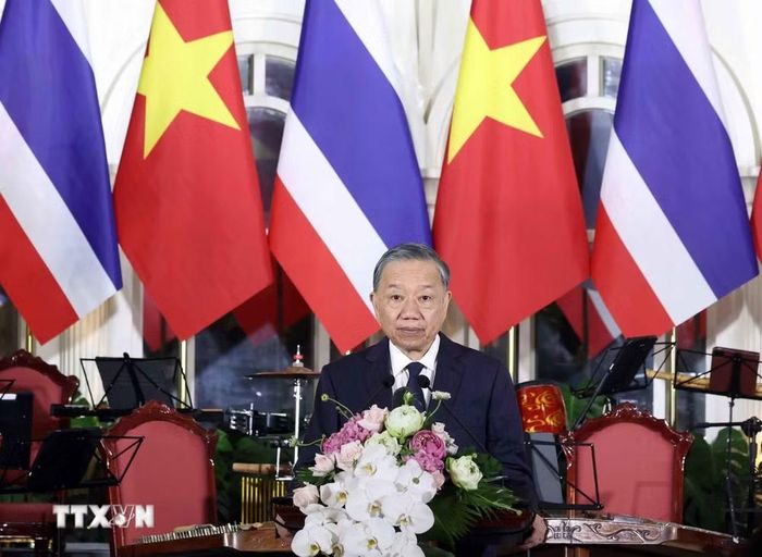 Tổng Bí thư, Chủ tịch nước Tô Lâm phát biểu. (Ảnh: Thống Nhất/TTXVN)