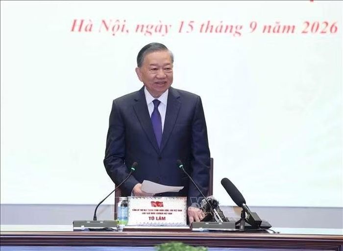 Tổng Bí thư, Chủ tịch nước Tô Lâm phát biểu.