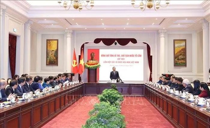 Tổng Bí thư, Chủ tịch nước Tô Lâm phát biểu.