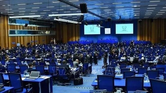 Phiên khai mạc Khai mạc Khóa họp lần thứ 70 Đại hội đồng IAEA ở Vienna, Áo ngày 14/9/2026. Ảnh: IRNA/TTXVN phát