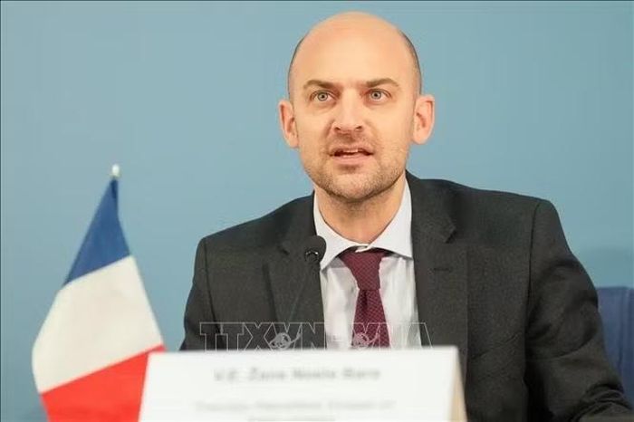 Ngoại trưởng Pháp Jean-Noel Barrot. Ảnh: THX/TTXVN