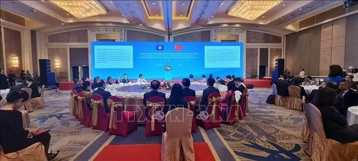 Toàn cảnh Lễ kỷ niệm 35 năm quan hệ Đối thoại và 5 năm quan hệ Đối tác chiến lược toàn diện ASEAN - Trung Quốc tại Bắc Kinh.