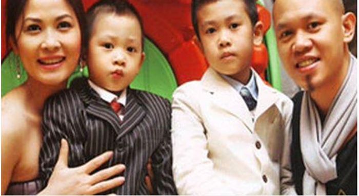 Gia đình nhỏ của nghệ sĩ Thuý Hà.