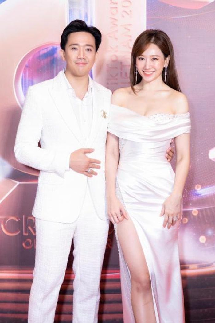 Hari Won và Trấn Thành.