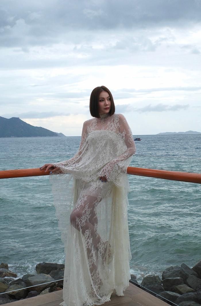 Siêu mẫu Thanh Hằng tại một sự kiện mới đây.