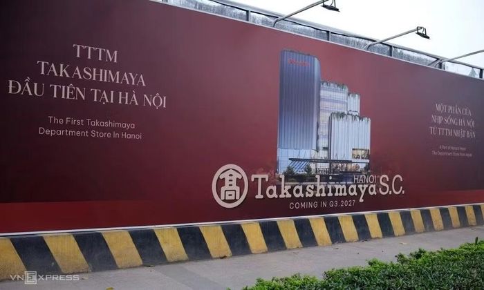 Dự án TTTM Takashimaya Hanoi dự kiến đi vào hoạt động trong năm 2027