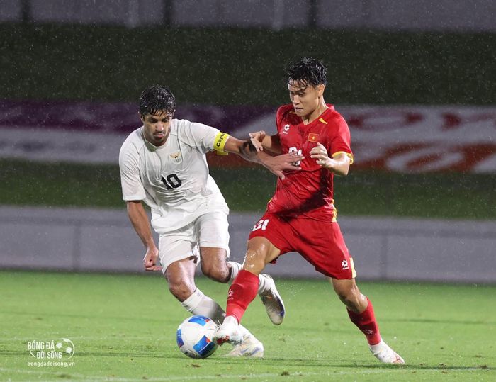 U23 Việt Nam chia điểm đầy tiếc nuối trước U23 Kuwait. Ảnh: Hồ Hoàng Hải.