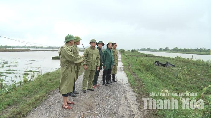 Xã Quảng Chính phân công cán bộ phụ trách thường xuyên nắm tình hình tại các điểm xung yếu để kịp thời đề xuất phương án xử lý.