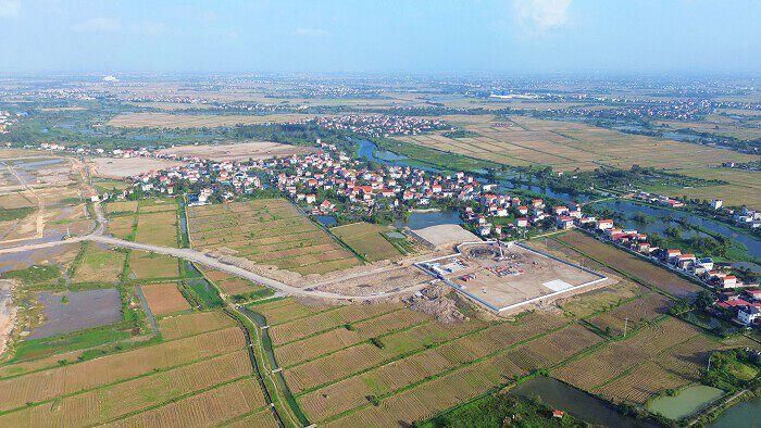 Một góc khu vực quy hoạch làm sân bay Gia Bình. (Ảnh tư liệu: Hạ Vũ).