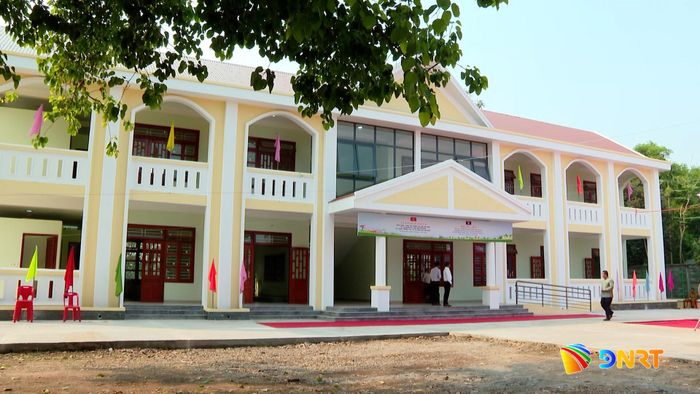 Trường Tiểu học và Trung học Hữu nghị tỉnh Salavan được khánh thành và đưa vào sử dụng tháng 4/2026. Ảnh: HOÀN VŨ - VĂN HÙNG