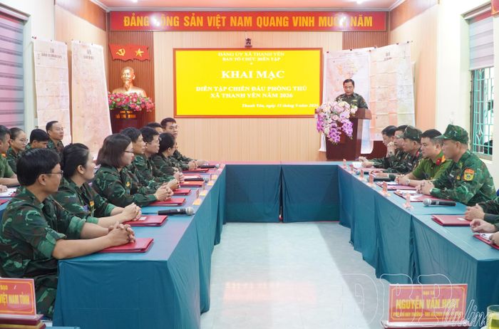 Quang cảnh buổi diễn tập.