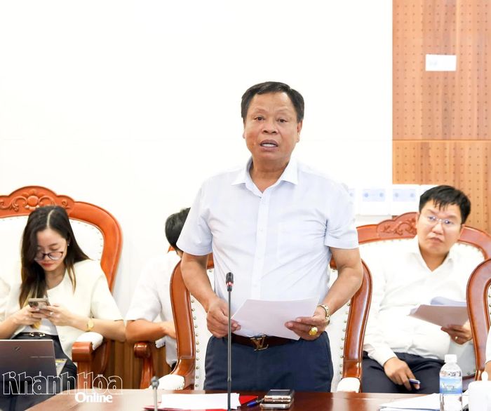 Chủ đầu tư Khu công nghiệp Phước Nam báo cáo các khó khăn.