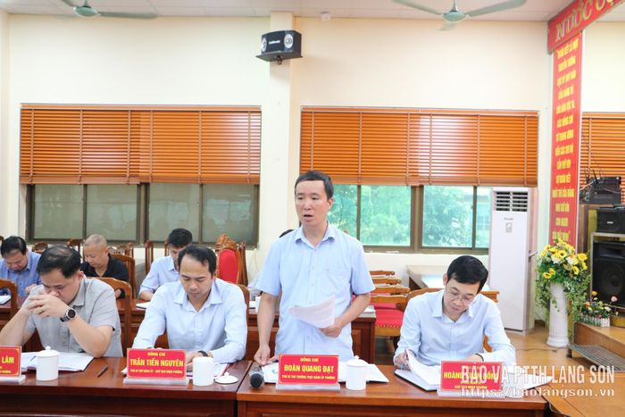 Lãnh đạo Đảng ủy phường Lương Văn Tri làm rõ một số nội dung Đoàn Kiểm tra quan tâm