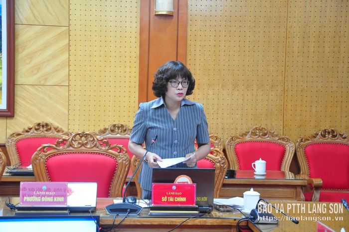 Lãnh đạo Sở Tài chính báo cáo kết quả sắp xếp, xử lý, khai thác các cơ sở nhà, đất dôi dư