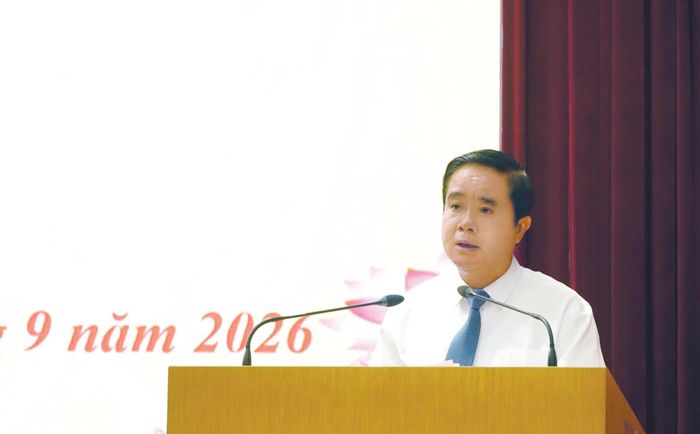 Đồng chí Phan Đăng Toàn, Ủy viên Ban Thường vụ, Trưởng Ban Nội chính Tỉnh ủy khai mạc hội nghị.