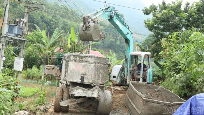Các địa phương chủ động tháo gỡ khó khăn về nguồn vật liệu, bảo đảm tiến độ thi công.