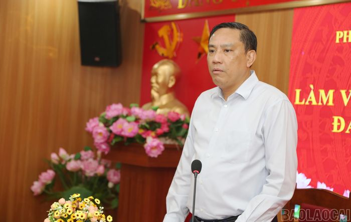 Đồng chí Hoàng Giang - Phó Bí thư Thường trực Tỉnh ủy, Chủ tịch HĐND tỉnh phát biểu kết luận.